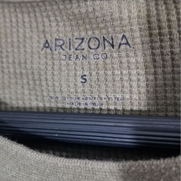 Arizona size small mens green thermal - Picture 2 of 2